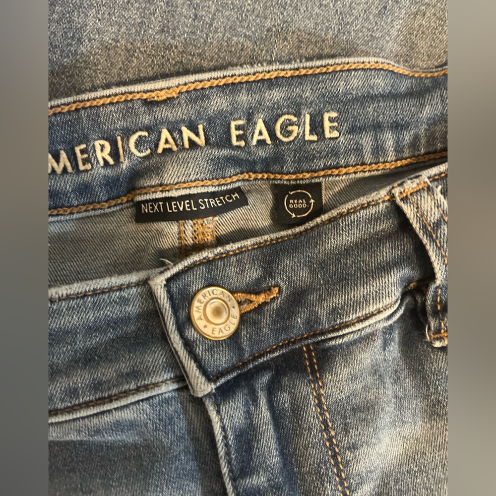 American Eagle High Rise Next Level Stretch Skinny Jeans - Picture 4 of 7